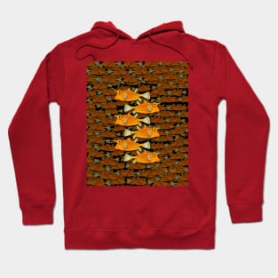 one fish, two fish, many fish [skool] Hoodie